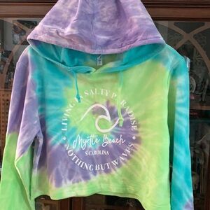 Tye dye sweatshirt hood myrtle beach s Carolina